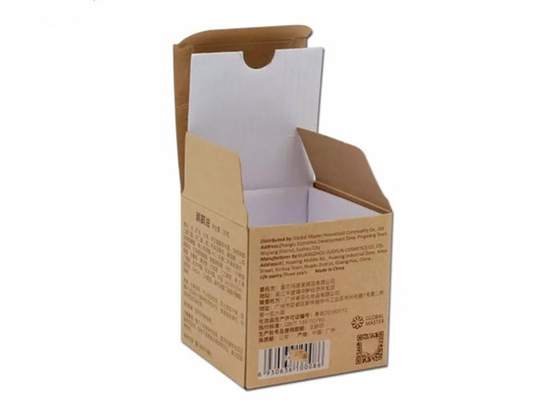 Макияж картона ISO9001 упаковывая упаковку Kraft бумажную косметическую