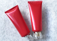 Трубка 200ml офсетной печати красная пластиковая косметическая для сливк мытья стороны